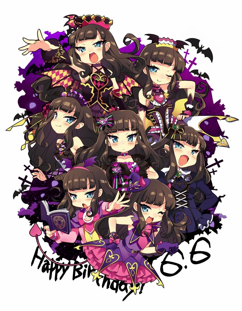 kurosu aroma (pretty series and 1 more) drawn by msp_sammy