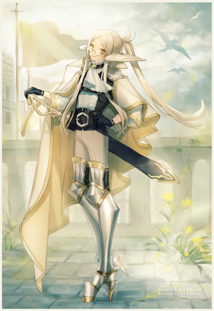 flugel (pixiv fantasia and 1 more) drawn by asuda