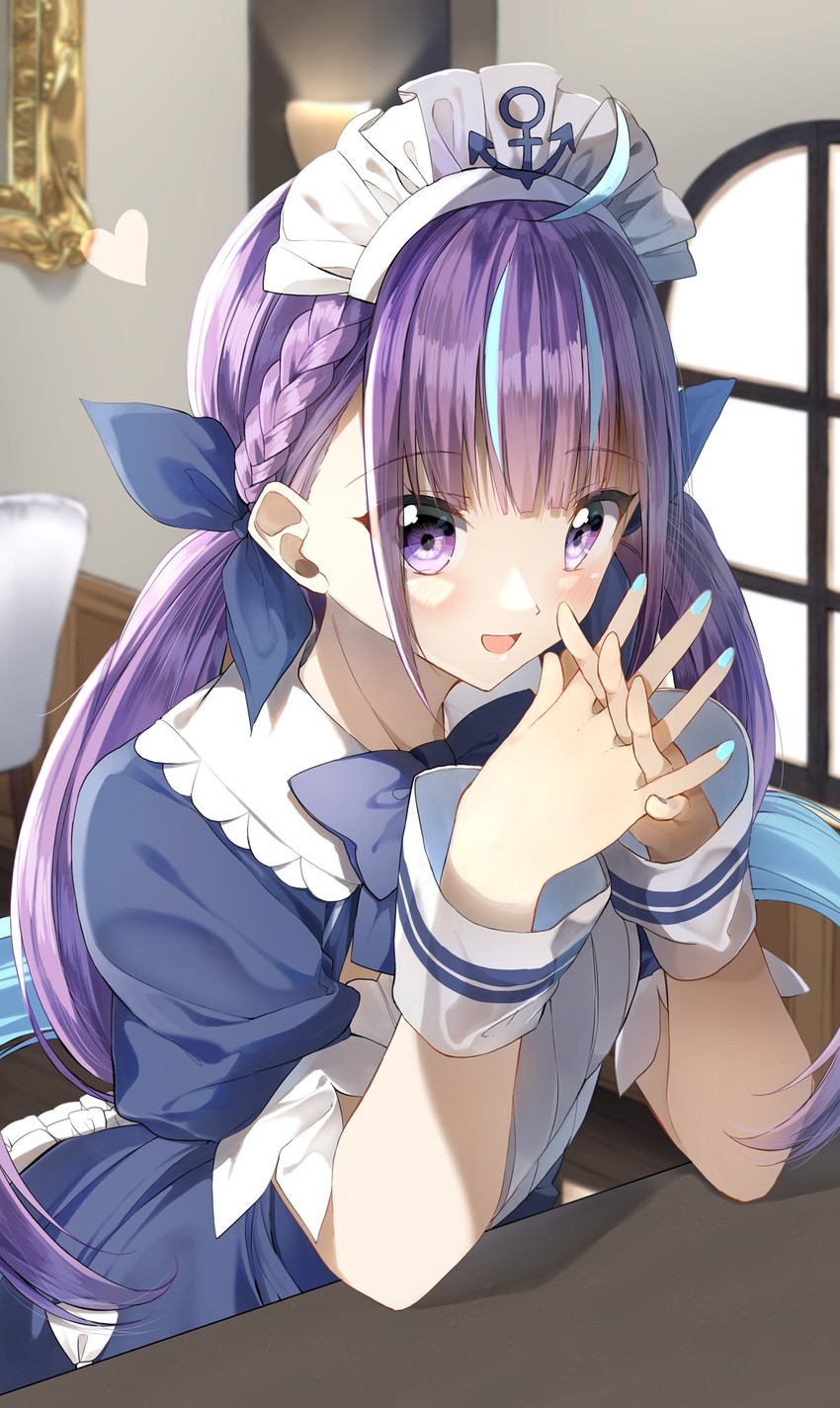 minato aqua (hololive) drawn by pentagon_(railgun_ky1206)