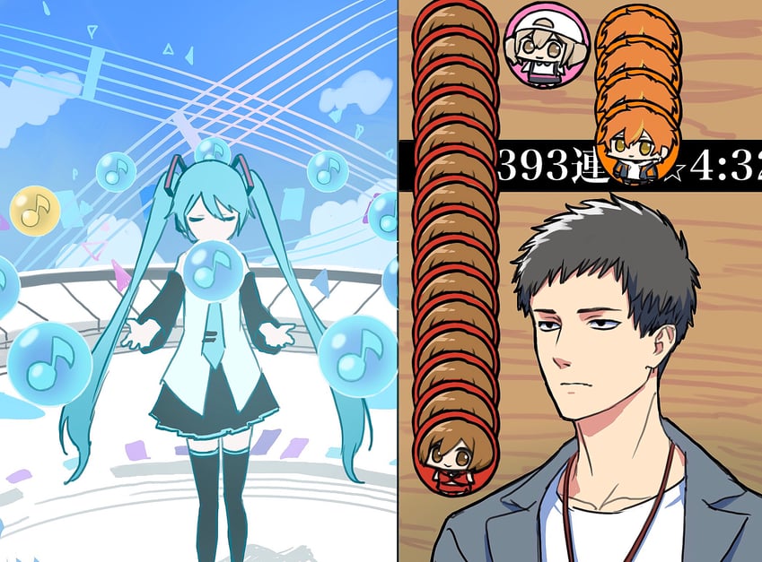 hatsune miku, meiko, shinonome akito, azusawa kohane, and yashiro kizuku (vocaloid and 2 more) drawn by wawasuke