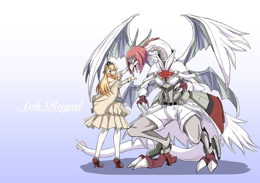 warspite and ark royal (kantai collection) drawn by suke_(share_koube)
