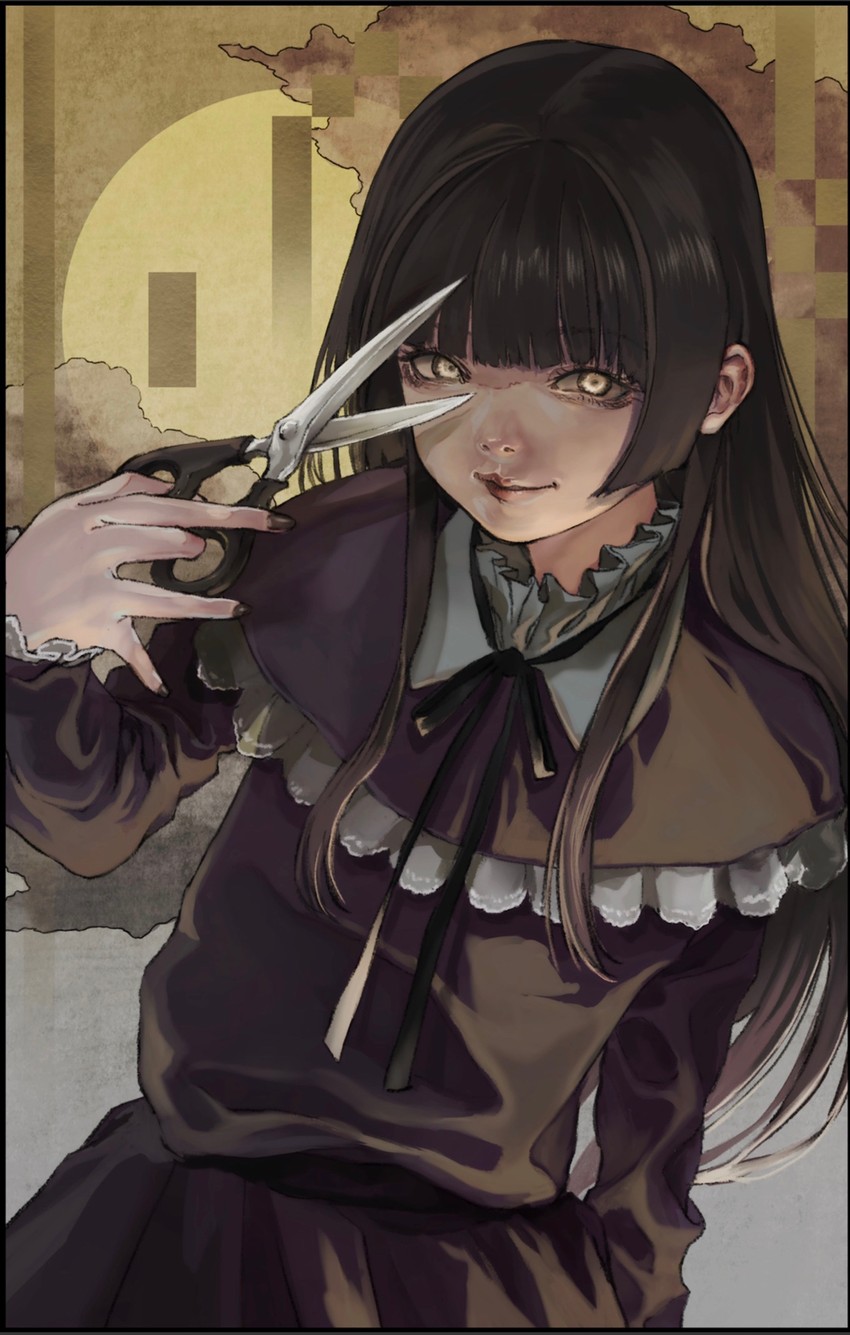 haibara ayako (fatal frame and 1 more) drawn by gauss_<bokashi