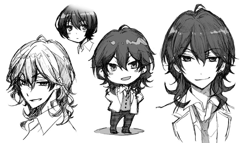 sakuma ritsu and sakuma rei (ensemble stars!) drawn by kinoshita_sakura