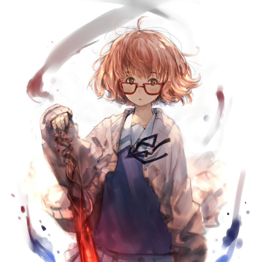 kuriyama mirai (kyoukai no kanata) drawn by gorilla_(mushimushiland)