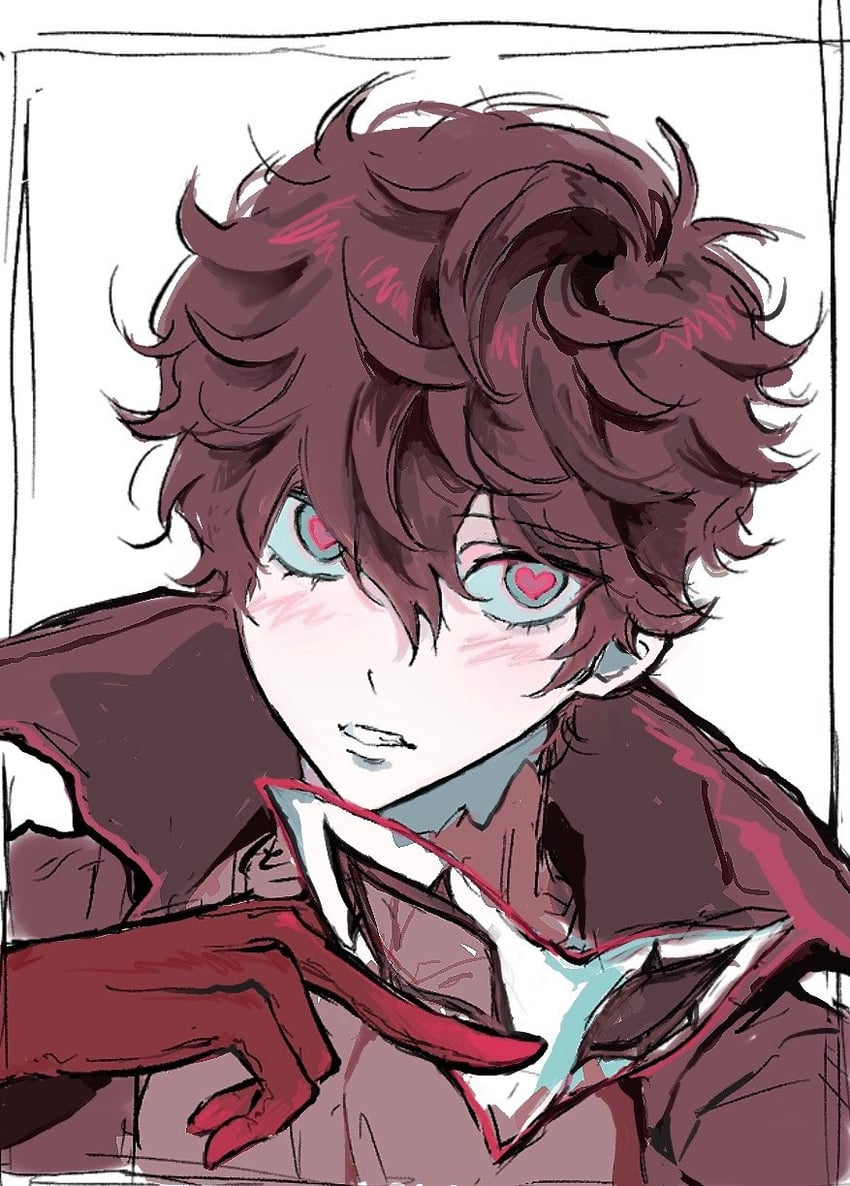 amamiya ren and joker (persona and 1 more) drawn by ooxiiix