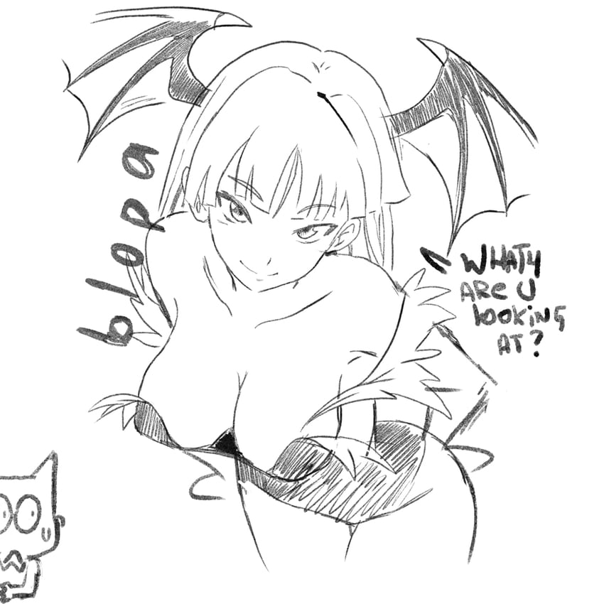 morrigan aensland (darkstalkers) drawn by blopa-inf