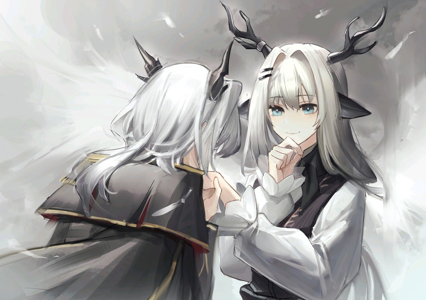 talulah, alina, and talulah the fighter (arknights) drawn by luren_max