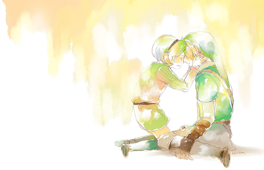 link and saria (the legend of zelda and 1 more) drawn by chawan10