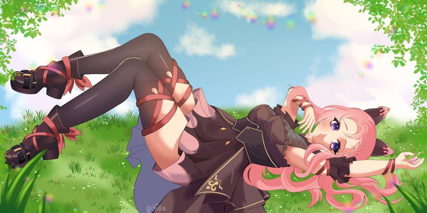 simplysweet (indie virtual youtuber) drawn by navier_lu