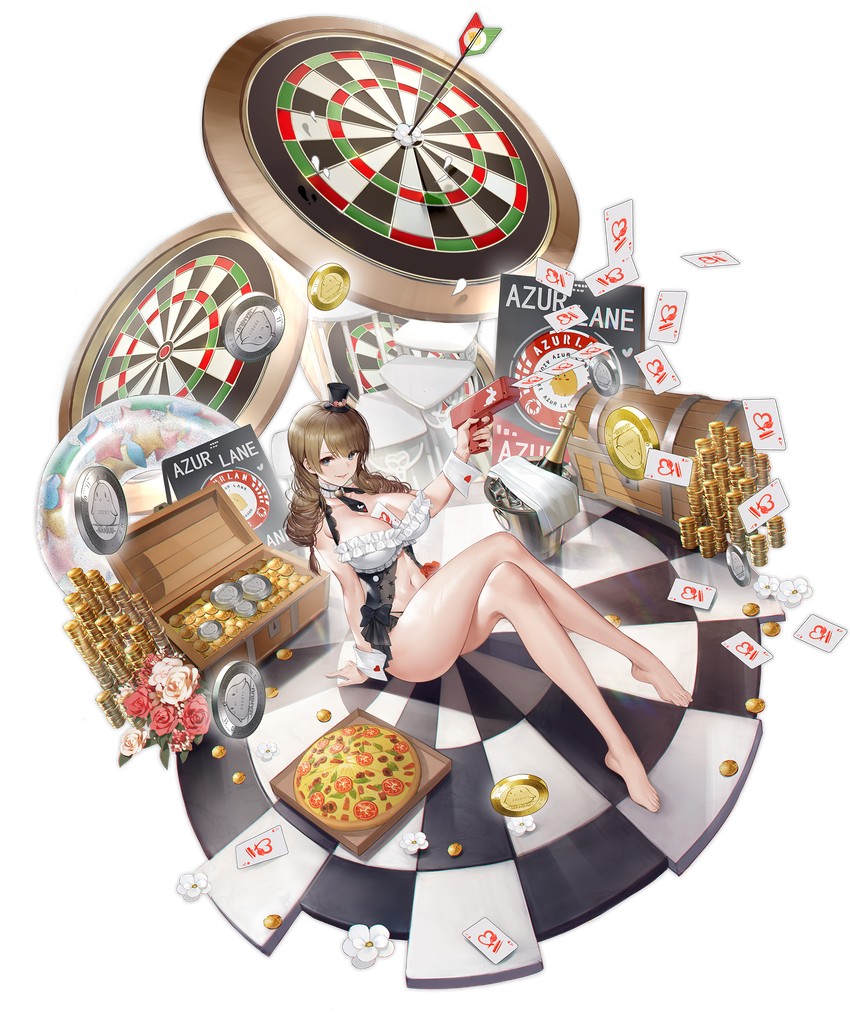 manjuu and monica (azur lane and 2 more) drawn by gujianshaonu