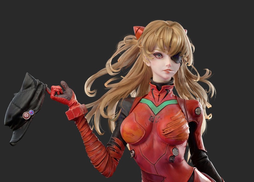 souryuu asuka langley (neon genesis evangelion and 3 more) drawn by mastergeass