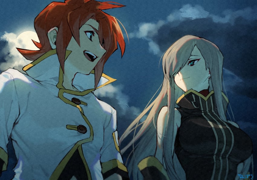 tear grants and luke fon fabre (tales of and 1 more) drawn by nanpou_(nanpou0021)