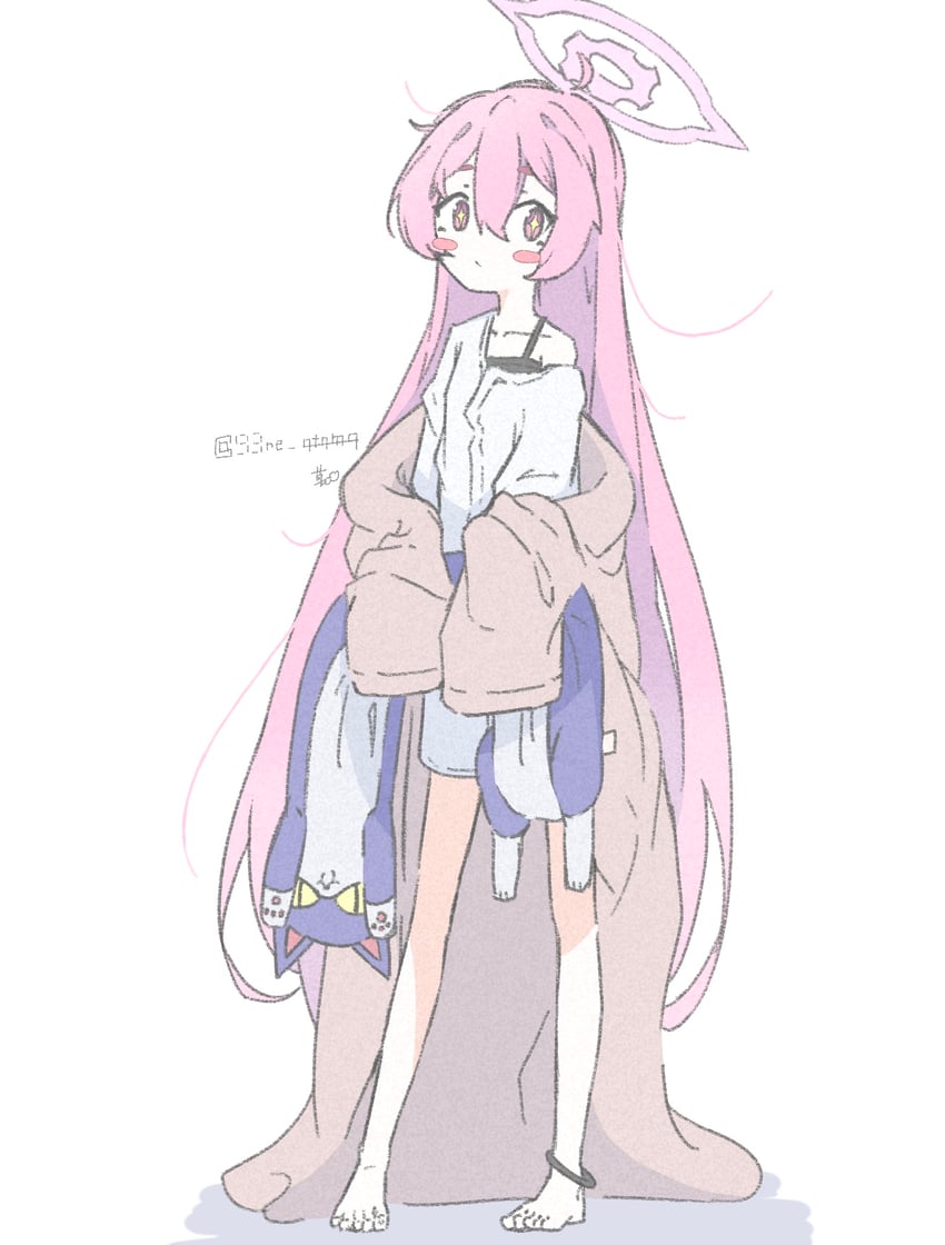 koyuki and wavecat (blue archive) drawn by kusa_re_manjuu