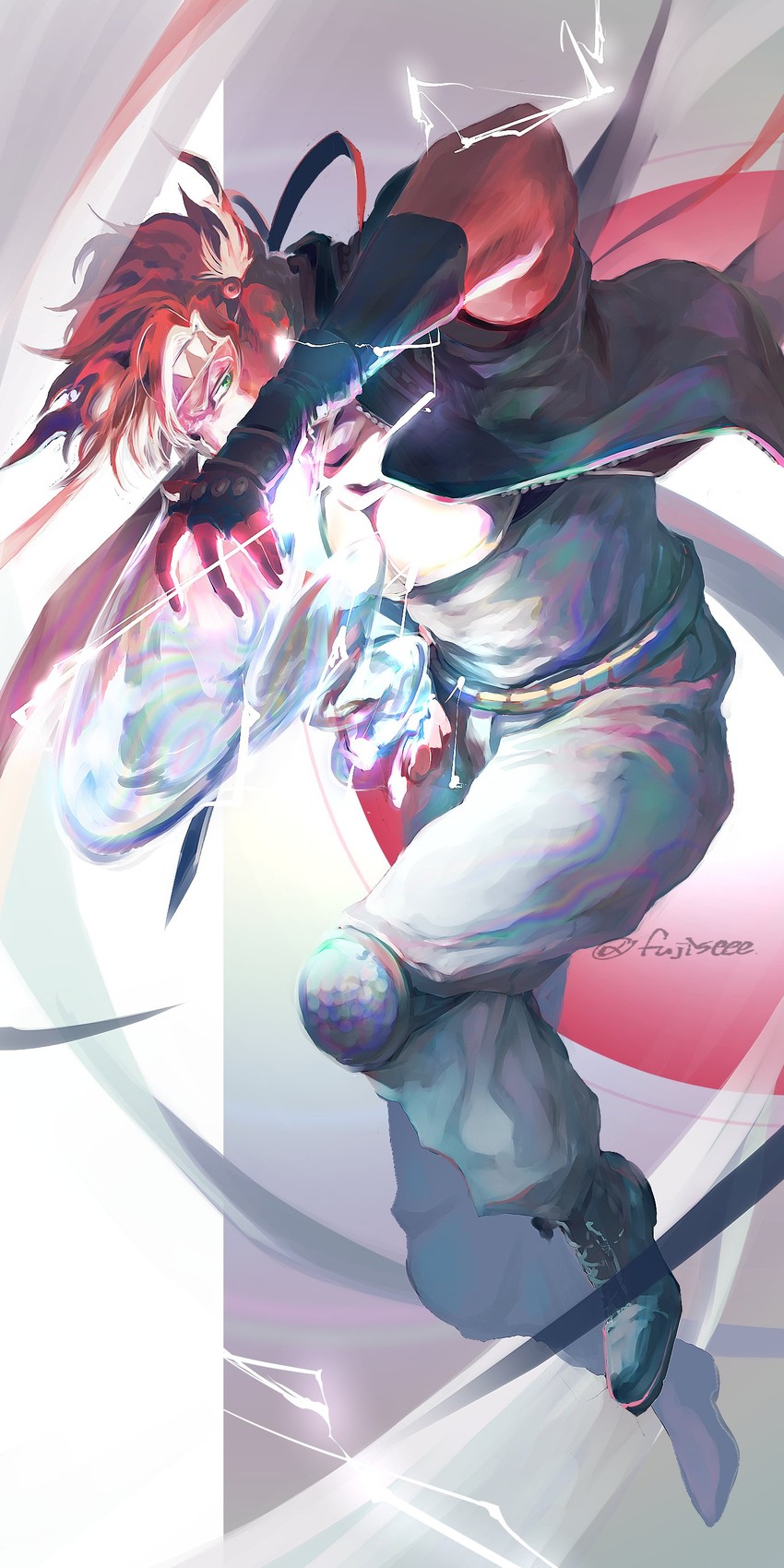 caesar anthonio zeppeli (jojo no kimyou na bouken and 1 more) drawn by fujisee