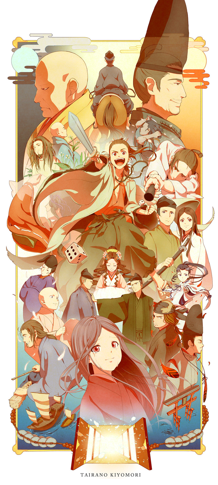 taiga drama and 1 more drawn by sanosuke_(mikeneko-ice)