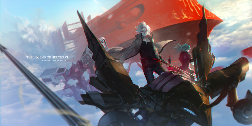 leonhardt, mcburn, and pater-mater (eiyuu densetsu and 3 more) drawn by swd3e2
