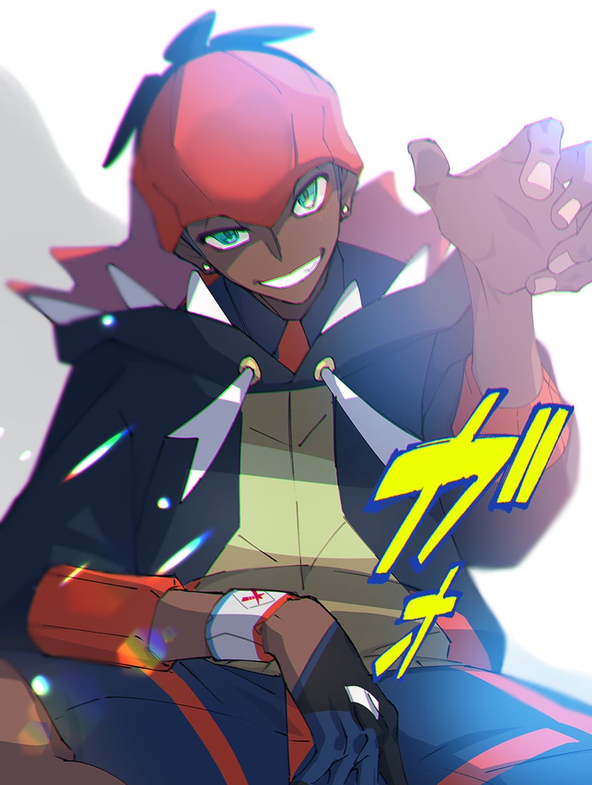 raihan (pokemon and 1 more) drawn by mitsuha_(bless_blessing)