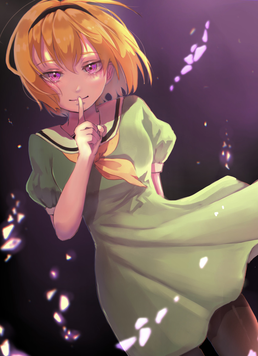 houjou satoko (higurashi no naku koro ni and 1 more) drawn by hasuya