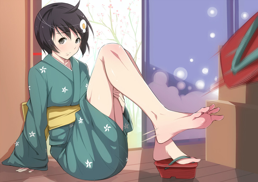 araragi tsukihi (monogatari and 1 more) drawn by 94plum