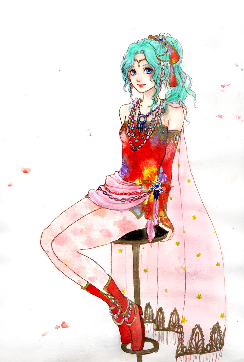 terra branford (final fantasy and 1 more) drawn by yuuhi-sos