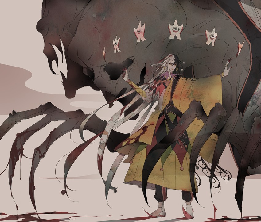 ashiya douman (fate and 1 more) drawn by gsgs