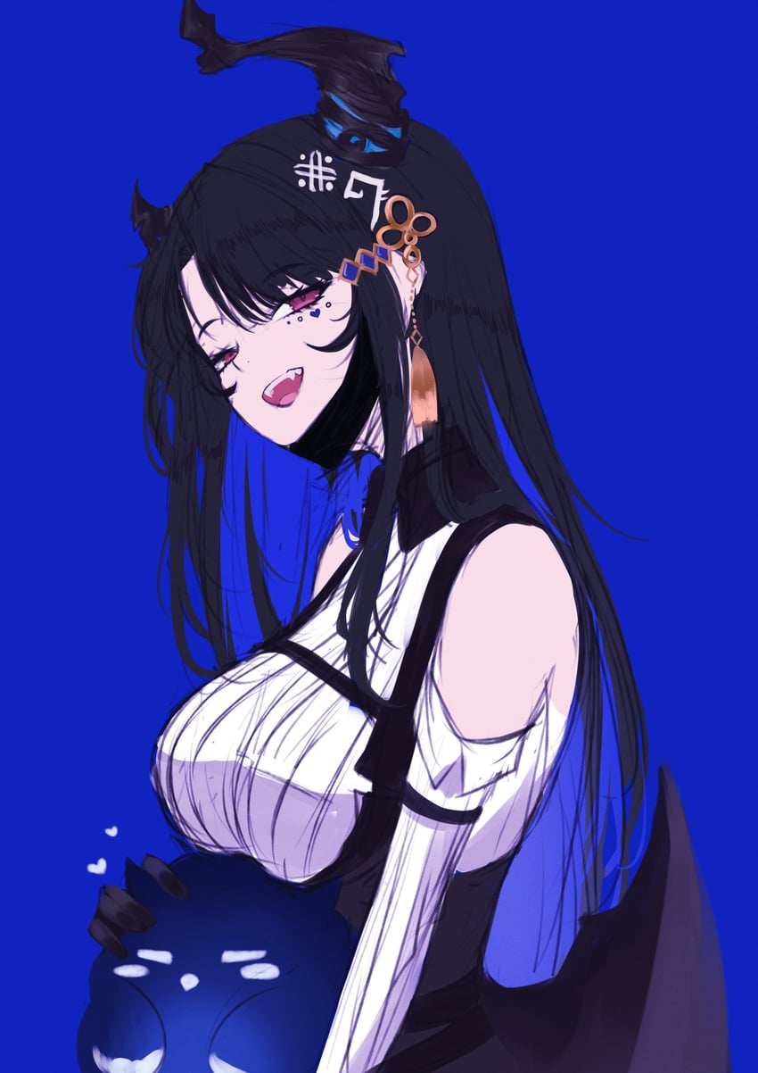 nerissa ravencroft and jailbird (hololive and 1 more) drawn by lenaroux