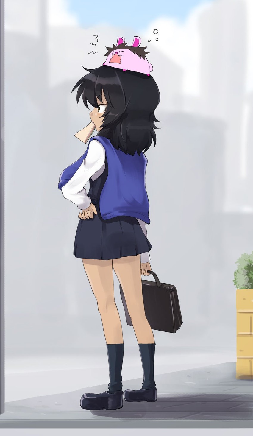 andou and murakami (girls und panzer) drawn by jinguu_(4839ms)
