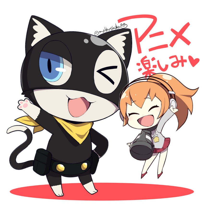 morgana and aria (persona and 2 more) drawn by do_m_kaeru