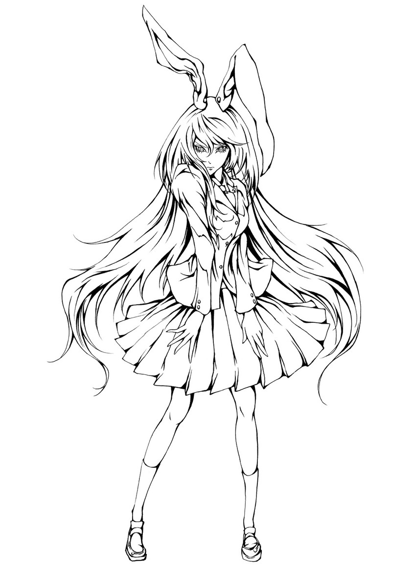 reisen udongein inaba and millia rage (touhou and 1 more) drawn by yuukou