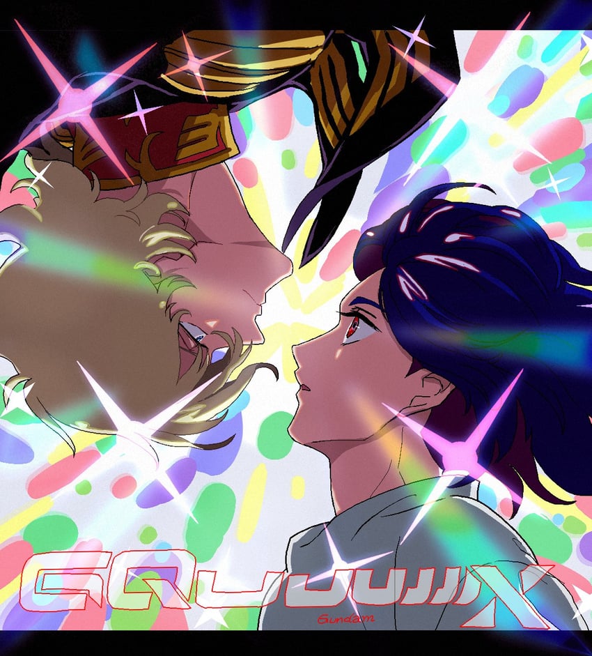 shuji ito and char aznable (gundam and 1 more) drawn by tsun_(chun_55)