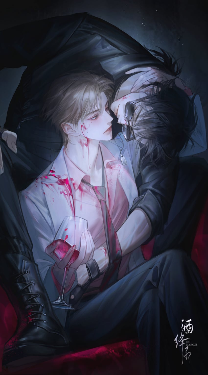 xie yuchen and hei xiazi (dao mu bi ji) drawn by jiujiangzi_benren