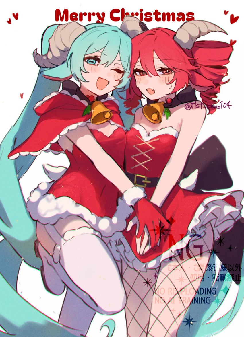 hatsune miku and kasane teto (vocaloid and 1 more) drawn by konoha_hakawaii