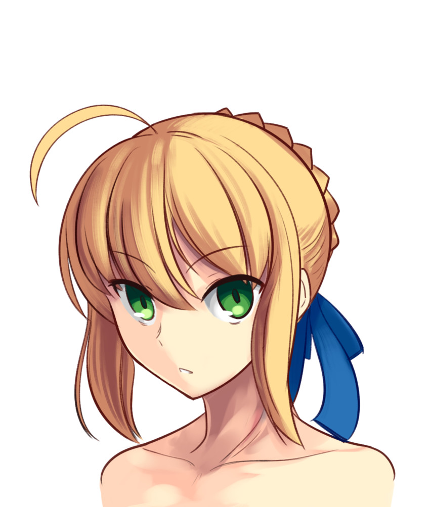 artoria pendragon and saber (fate and 1 more) drawn by boa_(brianoa)