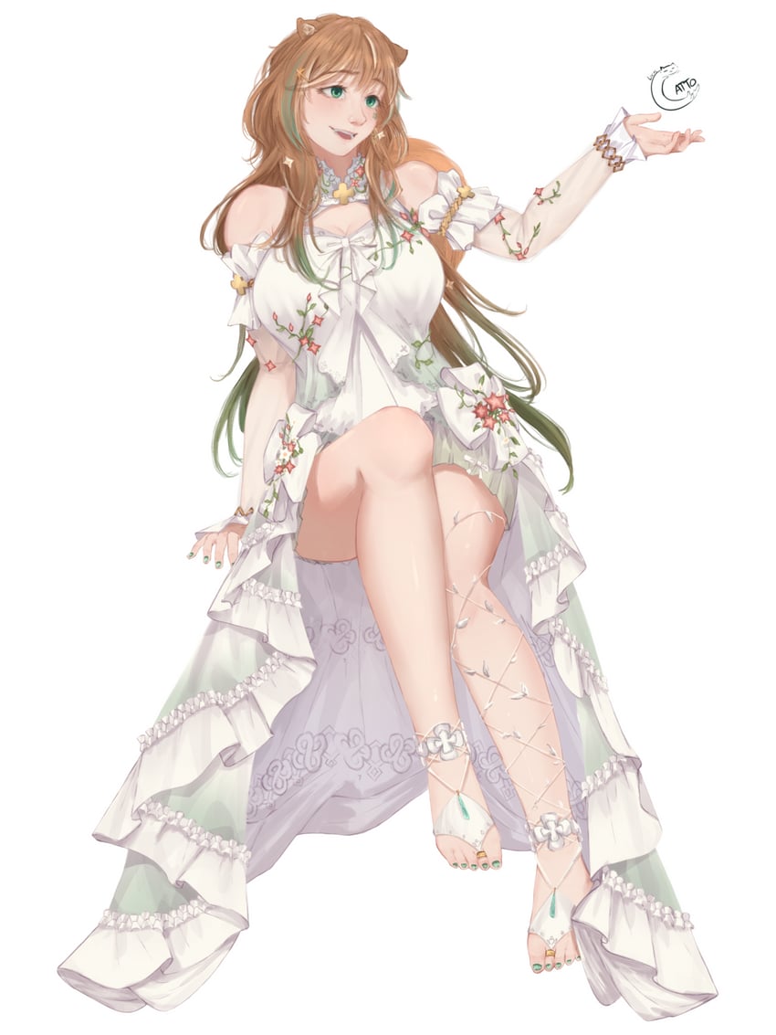ayunda risu (hololive and 1 more) drawn by local_catto