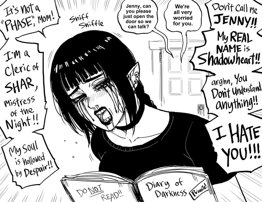 shadowheart (dungeons & dragons and 2 more) drawn by bb_(baalbuddy)