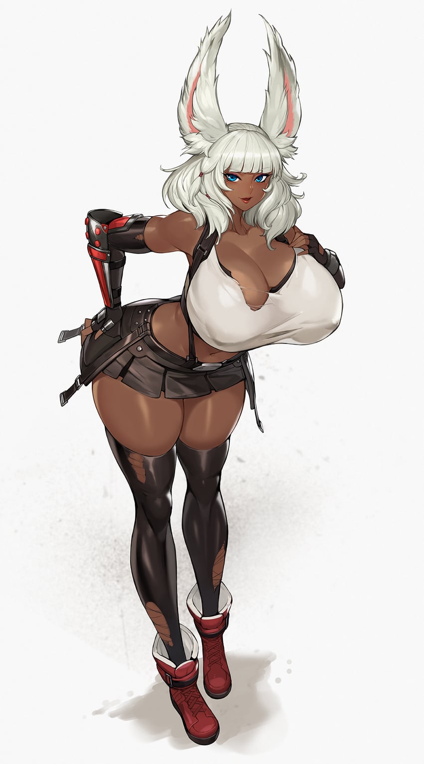 warrior of light and tifa lockhart (original and 3 more) drawn by gurimjang