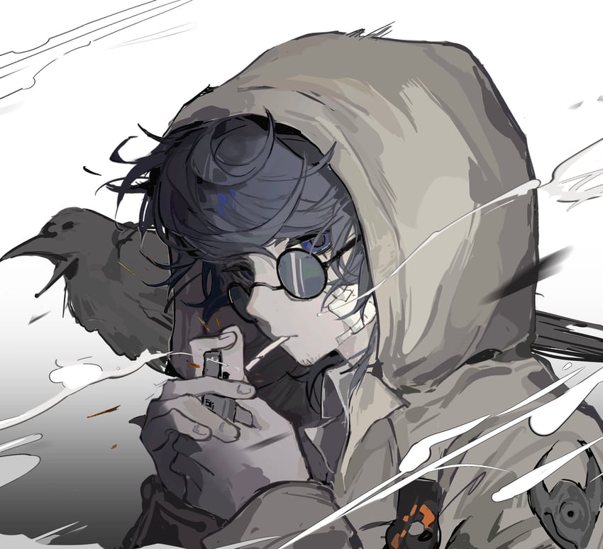yakou furio (master detective archives: rain code) drawn by voltmeter_f