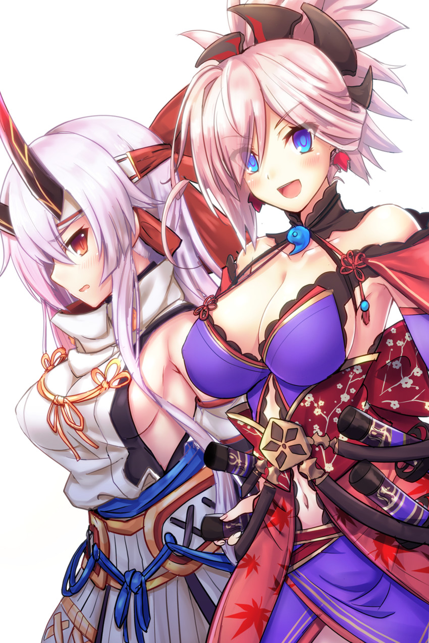 miyamoto musashi and tomoe gozen (fate and 1 more) drawn by samoore