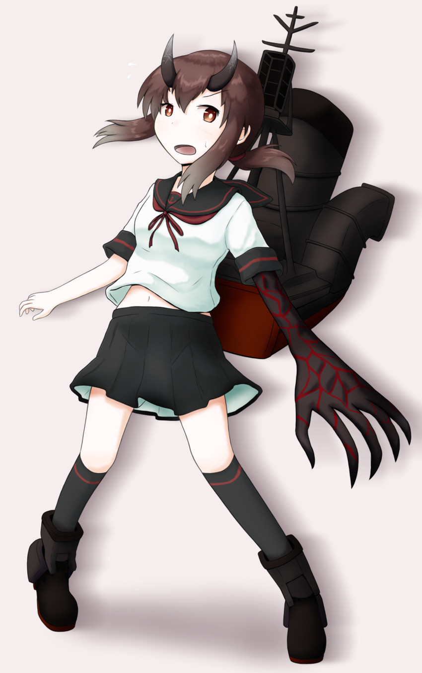 fubuki and fubuki kai ni (kantai collection) drawn by shonasan