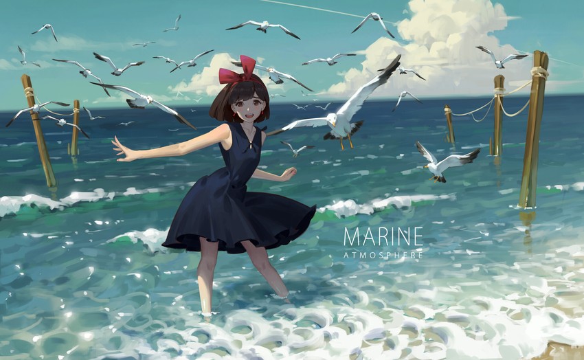 kiki (studio ghibli and 1 more) drawn by yusheng