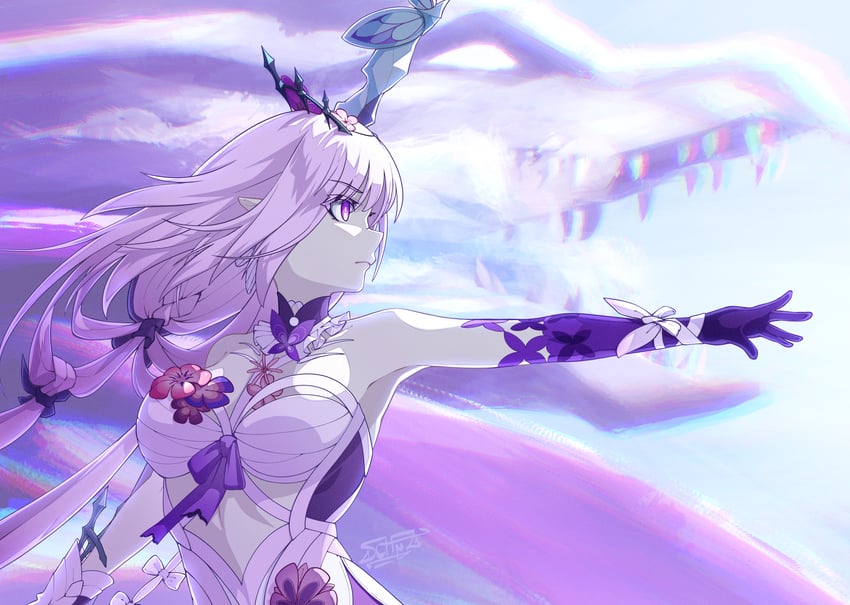 castorice and pollux (honkai and 1 more) drawn by schnuz