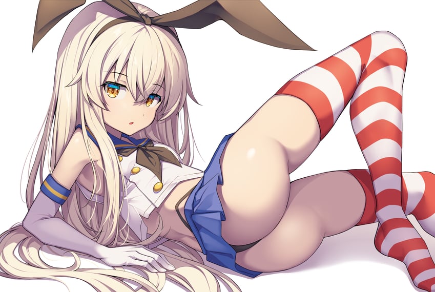 shimakaze (kantai collection) drawn by creek_(moon-sky)