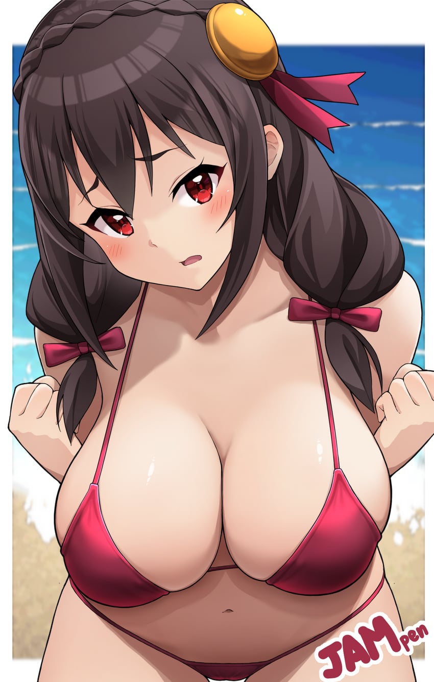 yunyun (kono subarashii sekai ni shukufuku wo!) drawn by jampen