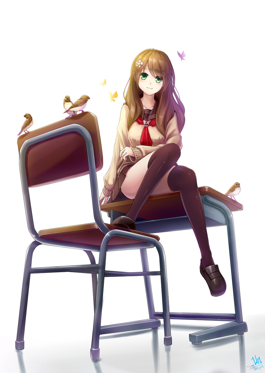 caidychen's green-eyed girl (original) drawn by jurrig