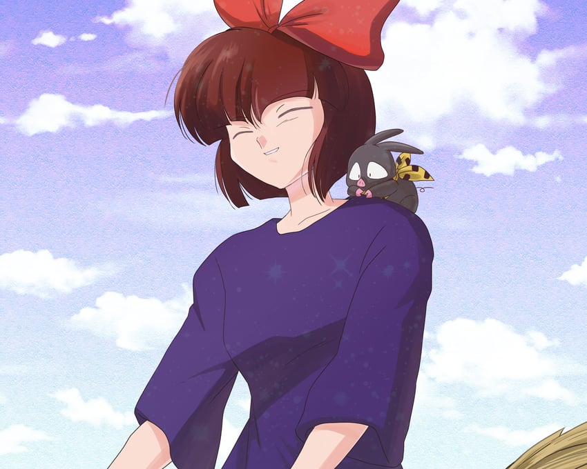 kiki, p-chan, and tendou nabiki (ranma 1/2 and 1 more) drawn by pacho_(asami_525)