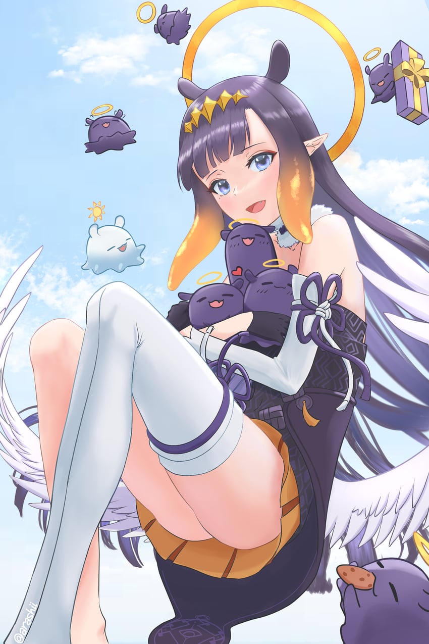ninomae ina'nis and takodachi (hololive and 1 more) drawn by reylan520
