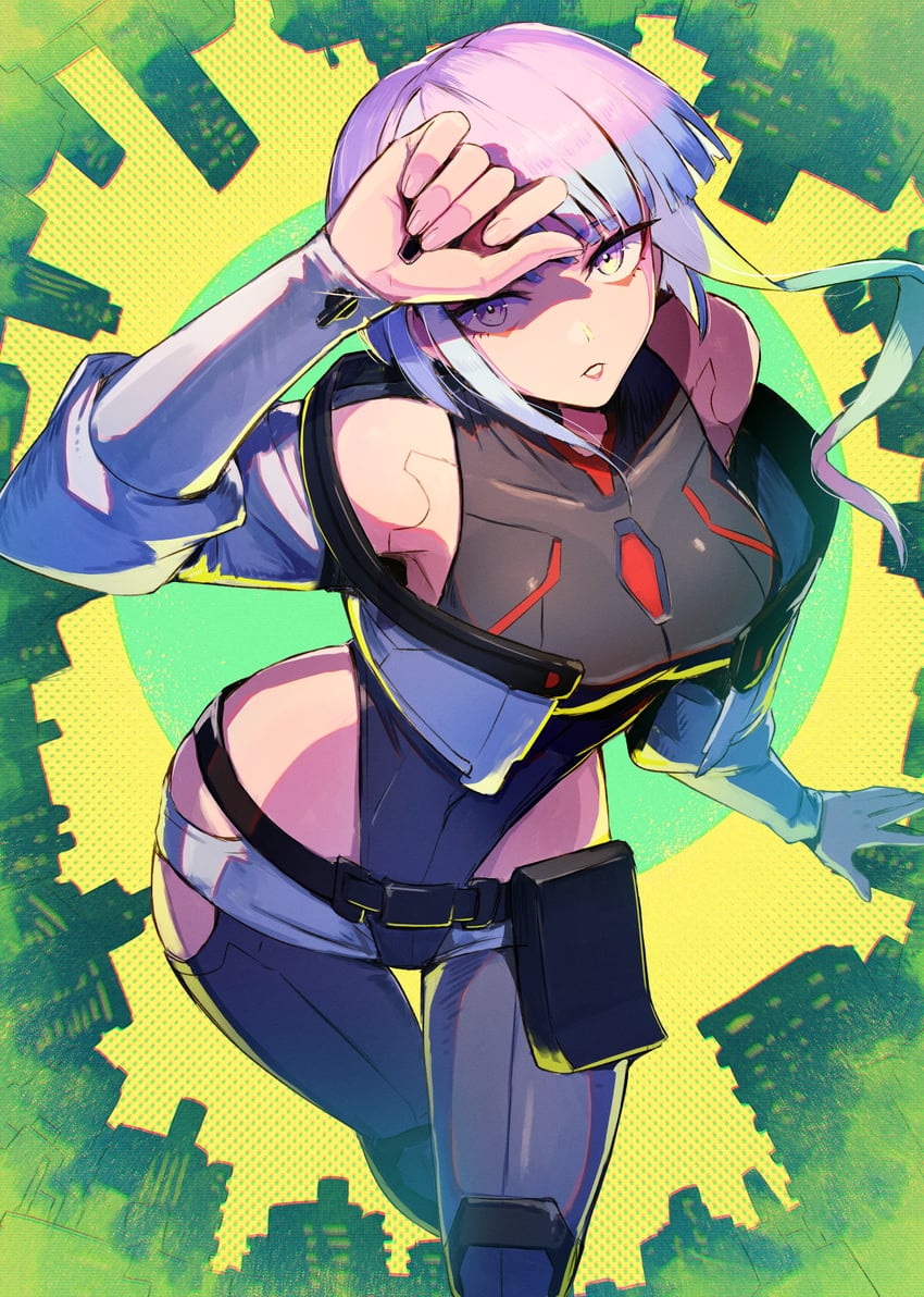 lucy (cyberpunk and 1 more) drawn by kuroi_susumu