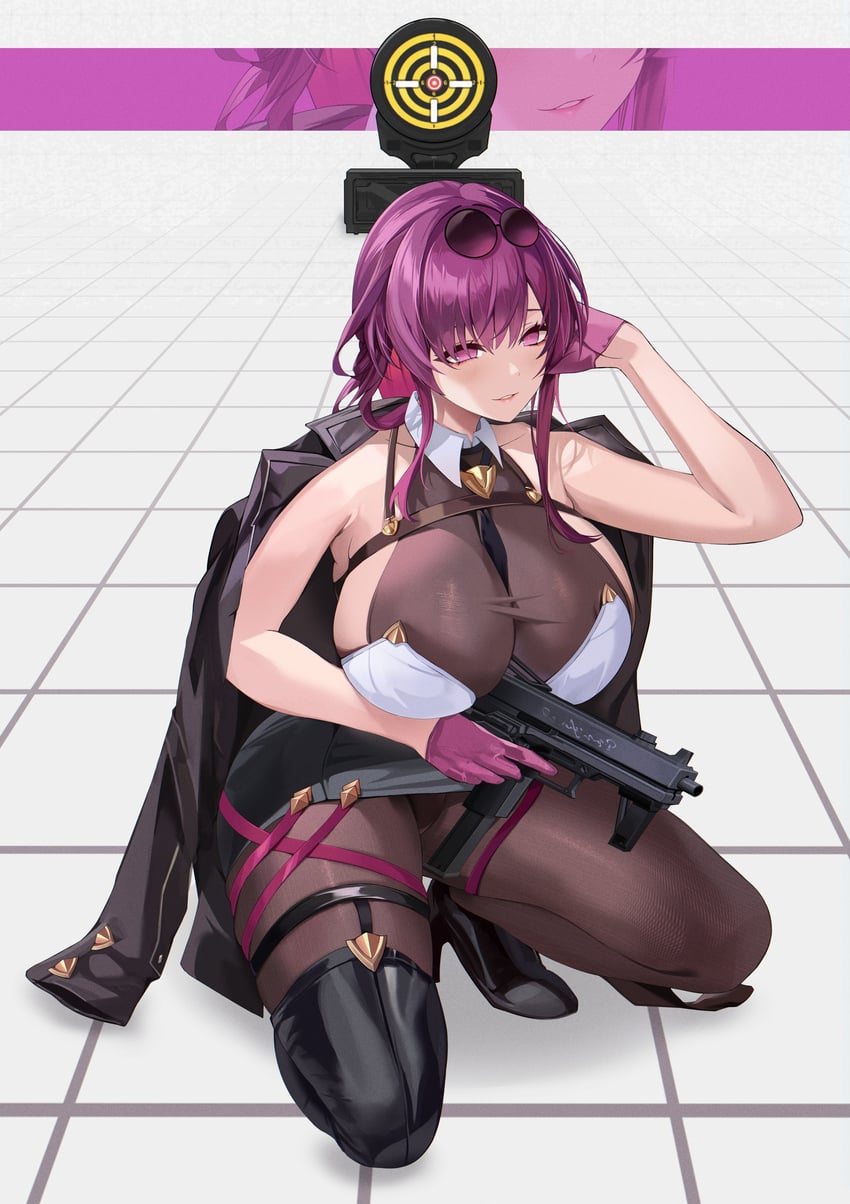 kafka (honkai and 2 more) drawn by hido_(cherryhido)
