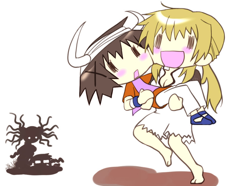 yuno, miyako, hiro, sae, yorda, and 1 more (hidamari sketch and 1 more) drawn by yanman