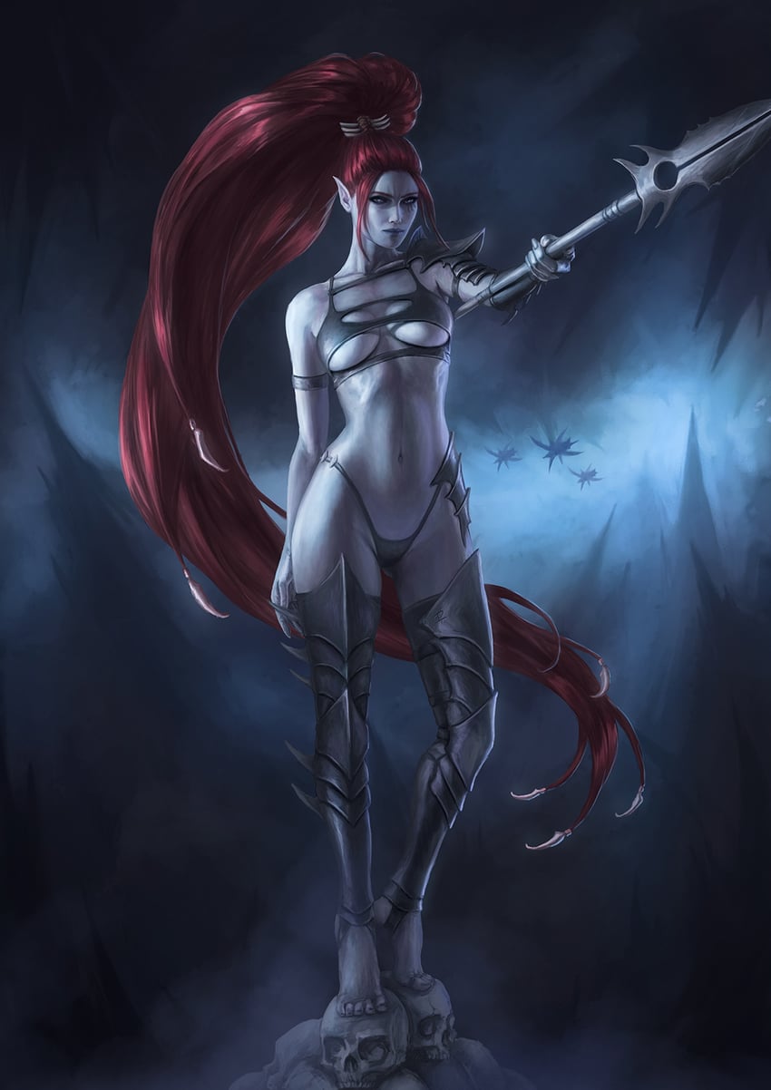 lelith hesperax (warhammer 40k) drawn by captdiablo